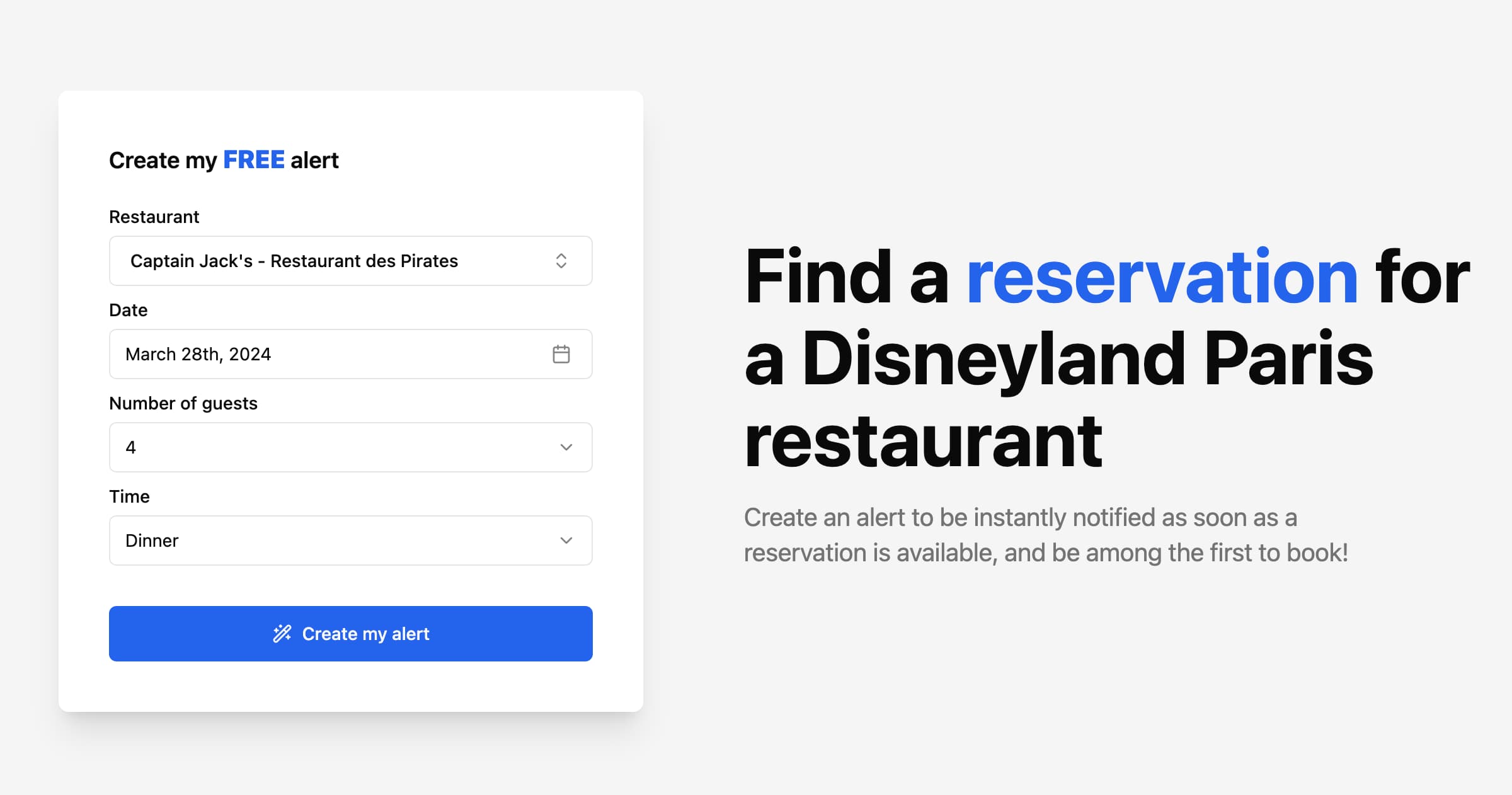 booking-for-downtown-restaurant-at-disneyland-paris-dlandtables